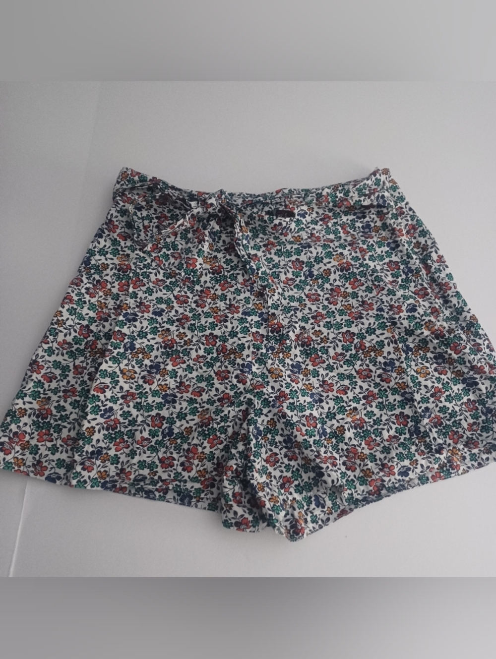 J. Crew Floral Shorts High Waist Belted Sz 6
